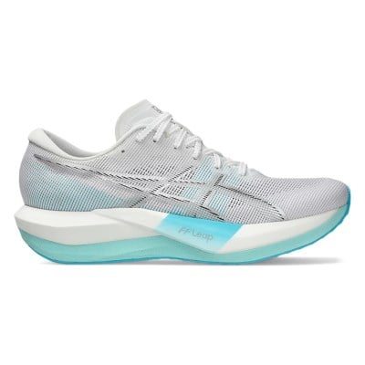 Asics Magic Speed 5 - Unisex Road Racing Shoes - White/Pure Silver