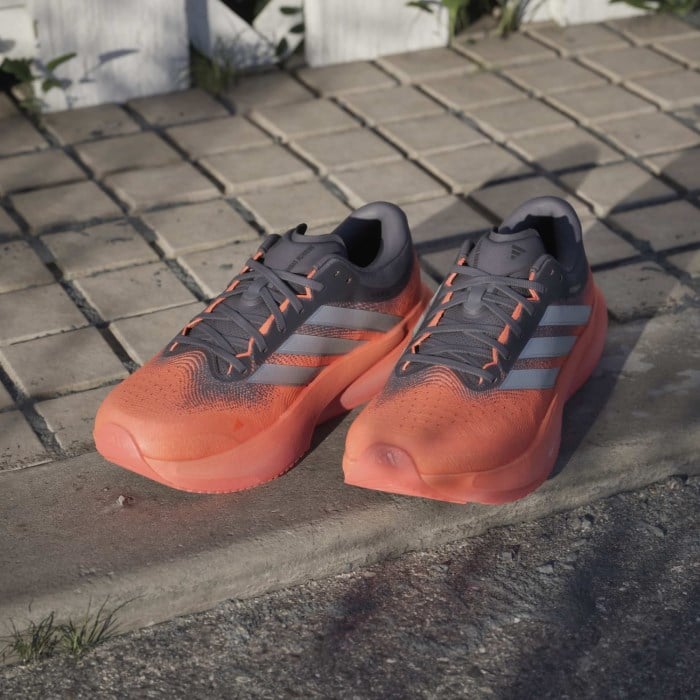 adidas Supernova Rise 3 - Mens Running Shoes - Aurora Onix/Silver Metallic/Lucid Orange