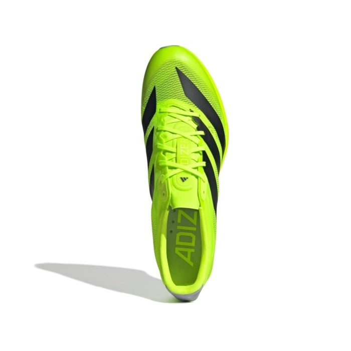 adidas Adizero Prime SP 4 - Unisex Track Sprint Spikes - Lucid Lemon/Core Black/Silver Metallic