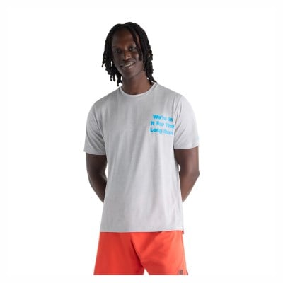New Balance RC Mens Essential Graphic T-Shirt - Athletic Grey