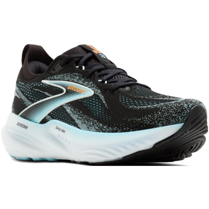 Brooks Glycerin 22 - Mens Running Shoes - Black/Atomizer/Orange