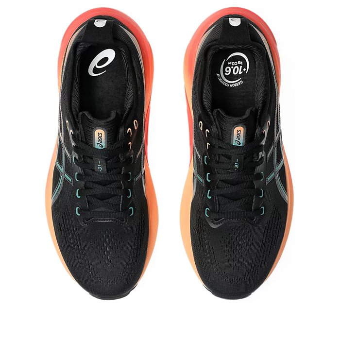 Asics Gel Kayano 31 - Mens Running Shoes - Black/Rainy Lake