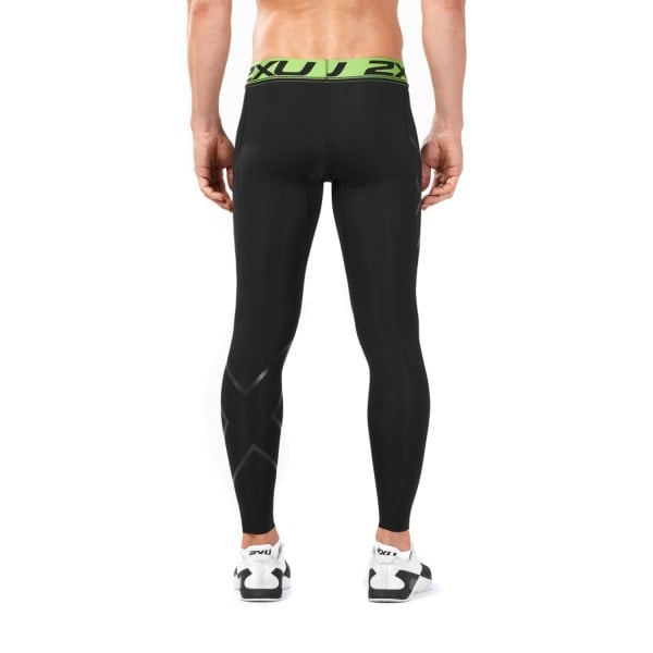 2XU Refresh Recovery Mens Compression Tights - Black/Nero