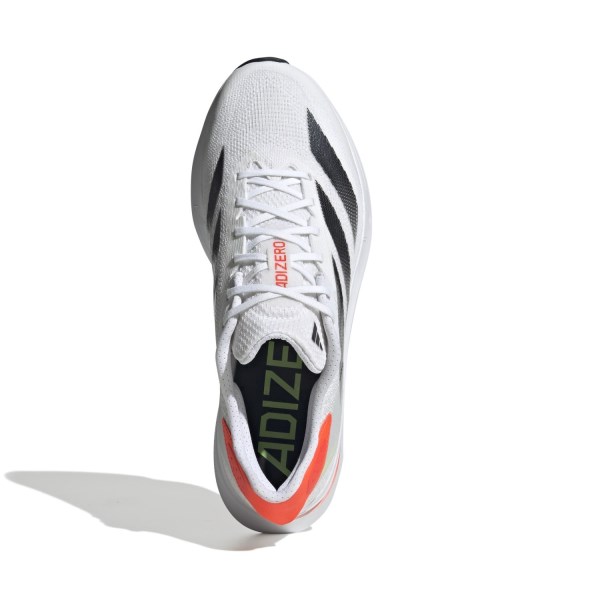 Adidas Adizero SL2 - Mens Running Shoes - Cloud White/Core Black/Orange