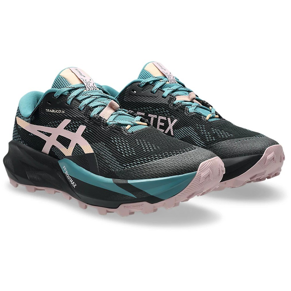 Asics Gel Trabuco 14 GTX - Womens Trail Running Shoes - Black/Morganite