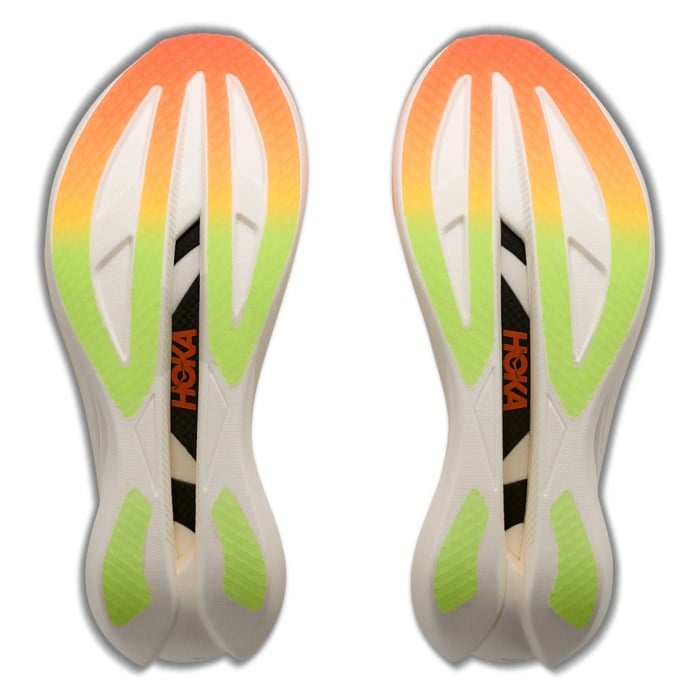 Hoka Cielo X1 3.0 - Unisex Racing Shoes - White Frost/Black/Orange - image 5
