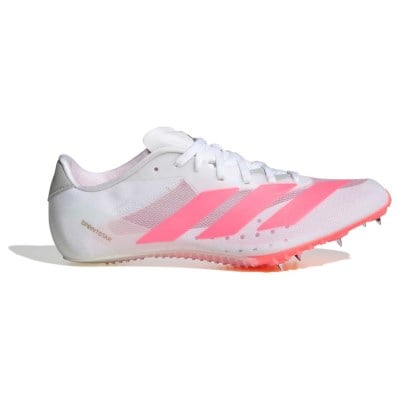 adidas SprintStar - Unisex Sprint Spikes - Cloud White/Solar Turbo/Gold Metallic