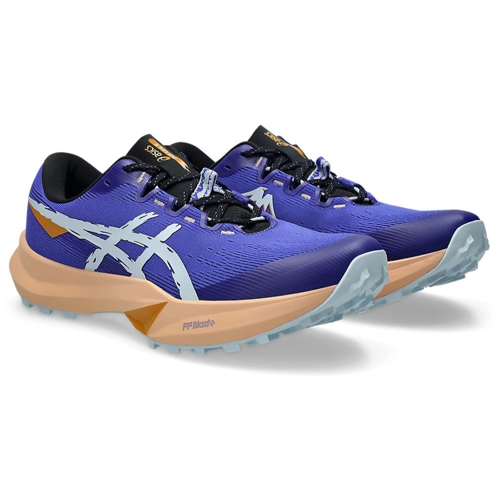 Asics Fuji Lite 6 - Mens Trail Running Shoes - Cobalt Burst/Cool Grey