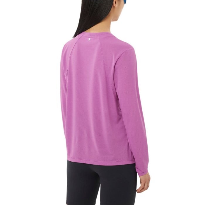 Salomon Shakeout Core Womens Long Sleeve T-Shirt - Iris Orchid