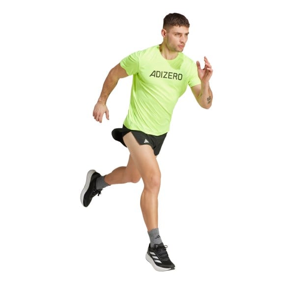 adidas Adizero Essentials Mens Split Running Shorts - Black