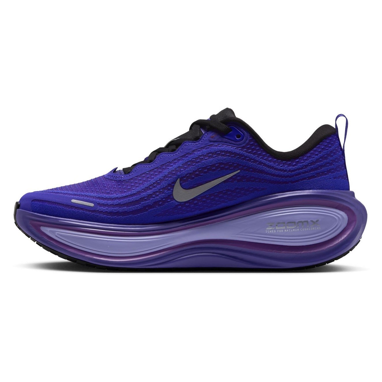 Nike Vomero Plus - Womens Running Shoes - Black/Metallic Silver/Persian Violet - image 3