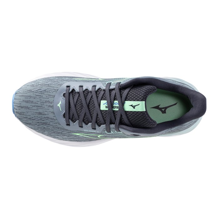 Mizuno Wave Inspire 21 - Mens Running Shoes - Tradewinds/Neo Mint/Frontier Blue
