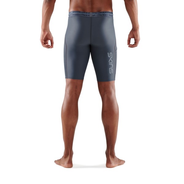 Skins Series-3 Mens Compression Half Tights - Charcoal