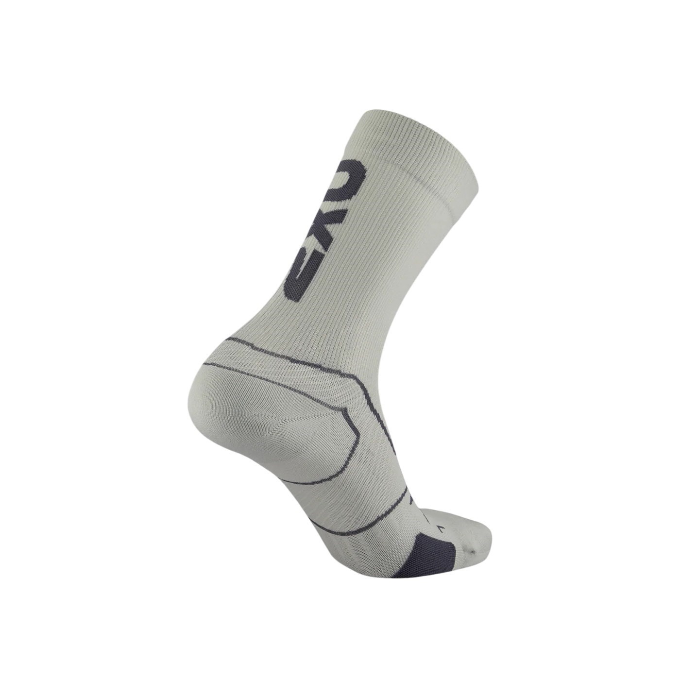 2XU Vectr Cushion Crew - Unisex Running Socks - Moon/Jupiter