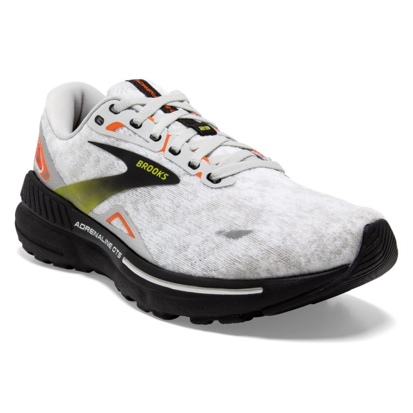Brooks Adrenaline GTS 23 - Mens Running Shoes - Oyster/Black/Red
