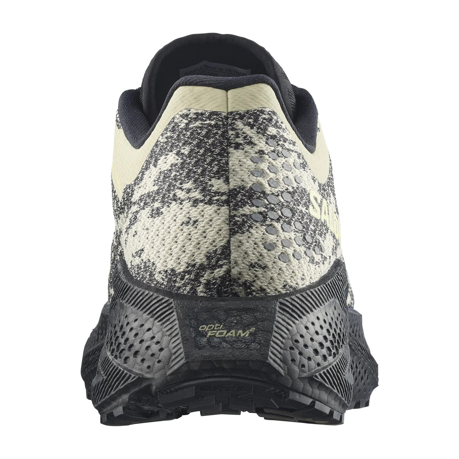 Salomon Aero Glide 4 GRVL - Mens Running Shoes - Bog/Black/Sunny Lime - image 5
