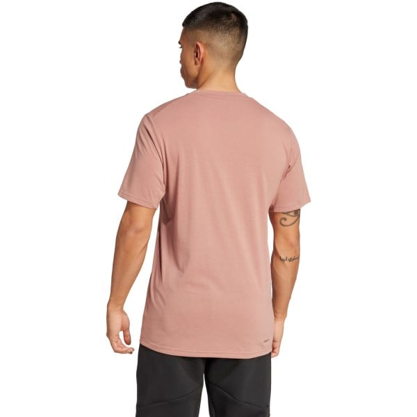 adidas Training Essentials Feelready Mens T-Shirt - Warm Clay/Black