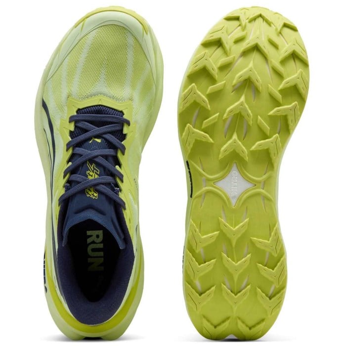 Puma Fast-Trac Nitro 4 - Mens Trail Running Shoes - Apple Spritz/Lux Lime/Deep Plum