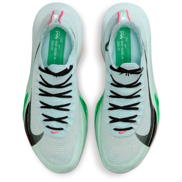 Nike Alphafly 3 - Mens Road Racing Shoes - Glacier Blue/Black/Mint Foam/Green Shock