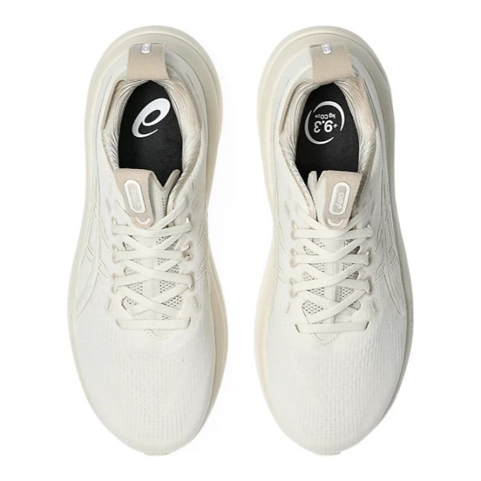 Asics Gel Nimbus 28 - Mens Running Shoes - Soft Oat/Cream - image 3