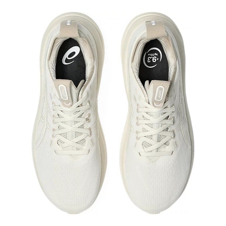 Asics Gel Nimbus 28 - Mens Running Shoes - Soft Oat/Cream - image 3