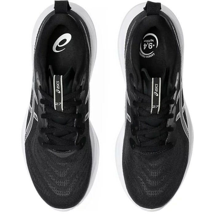 Asics Gel Cumulus 27 - Mens Running Shoes - Black/Concrete/White