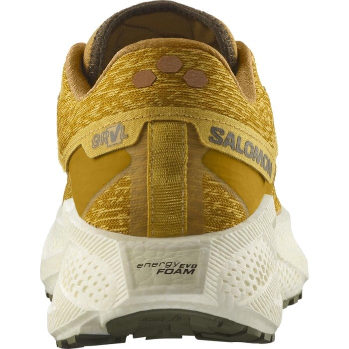 Salomon Aero Glide 3 GRVL - Mens Running Shoes - Spicy Mustard/Vanilla/Ice Deep Lichen Green