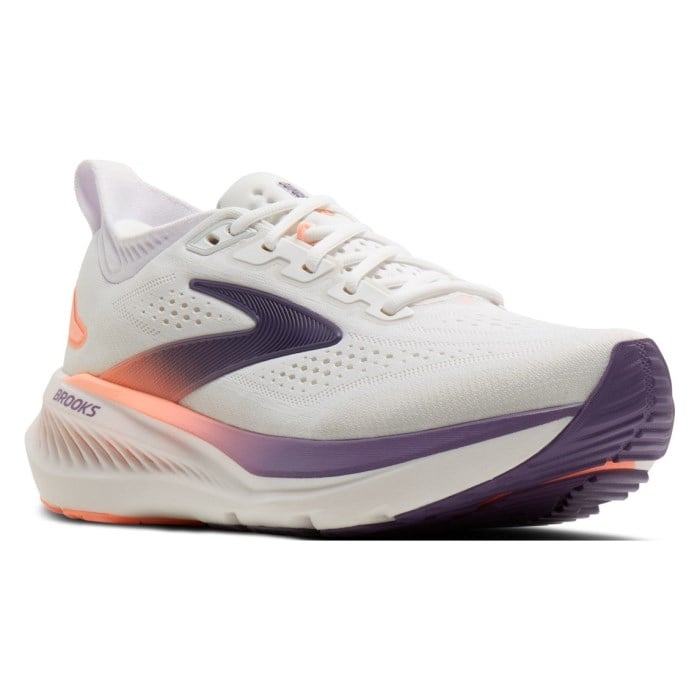 Brooks Glycerin 23 - Womens Running Shoes - White/Mulled Grape/Clear - image 6