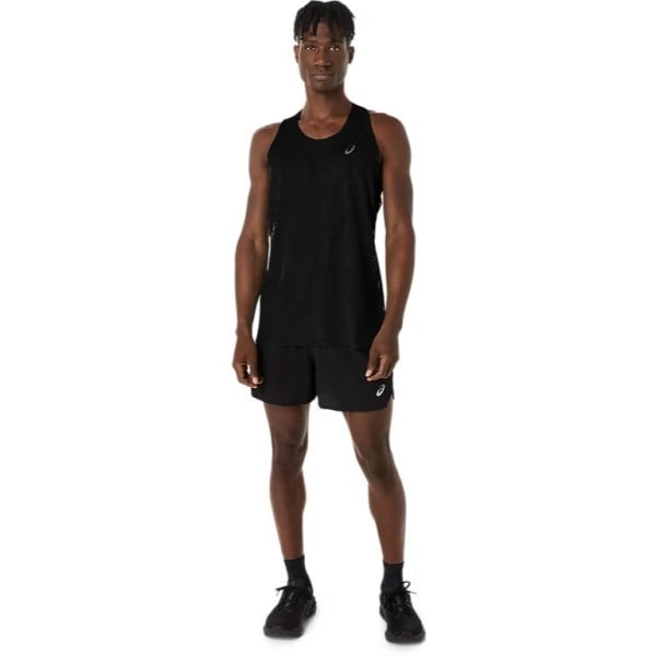 Asics MetaRun Mens Running Singlet - Performance Black