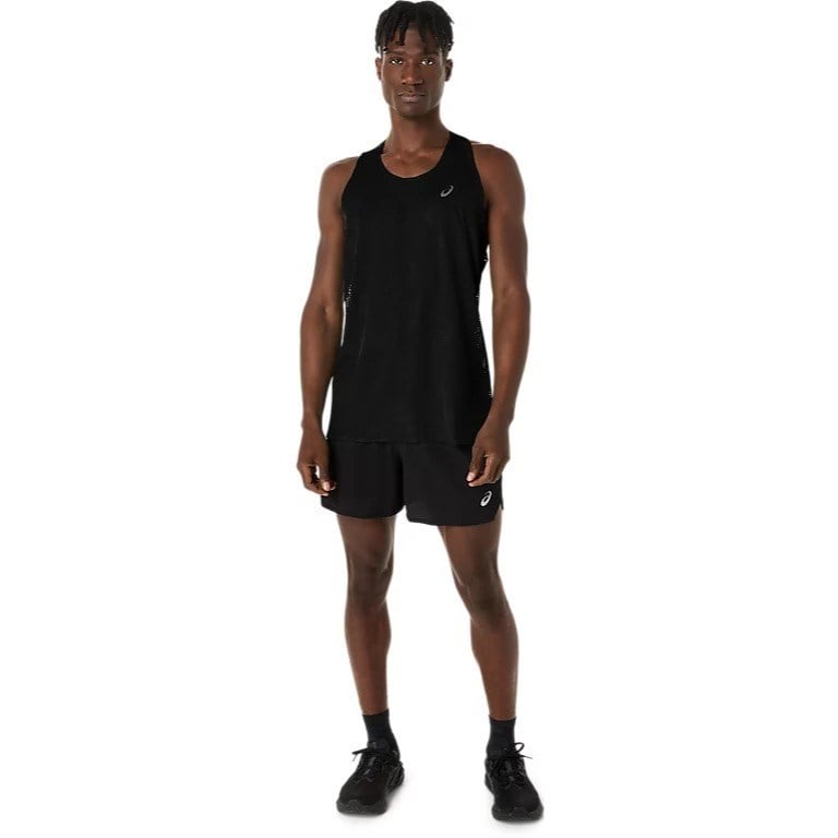 Asics MetaRun Mens Running Singlet - Performance Black