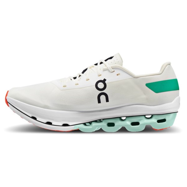 On Cloudboom Echo - Mens Running Shoes - White/Mint