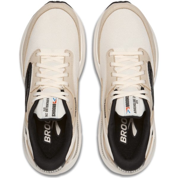 Brooks Adrenaline GTS 24 - Womens Running Shoes - Coconut/Silverlining/Black