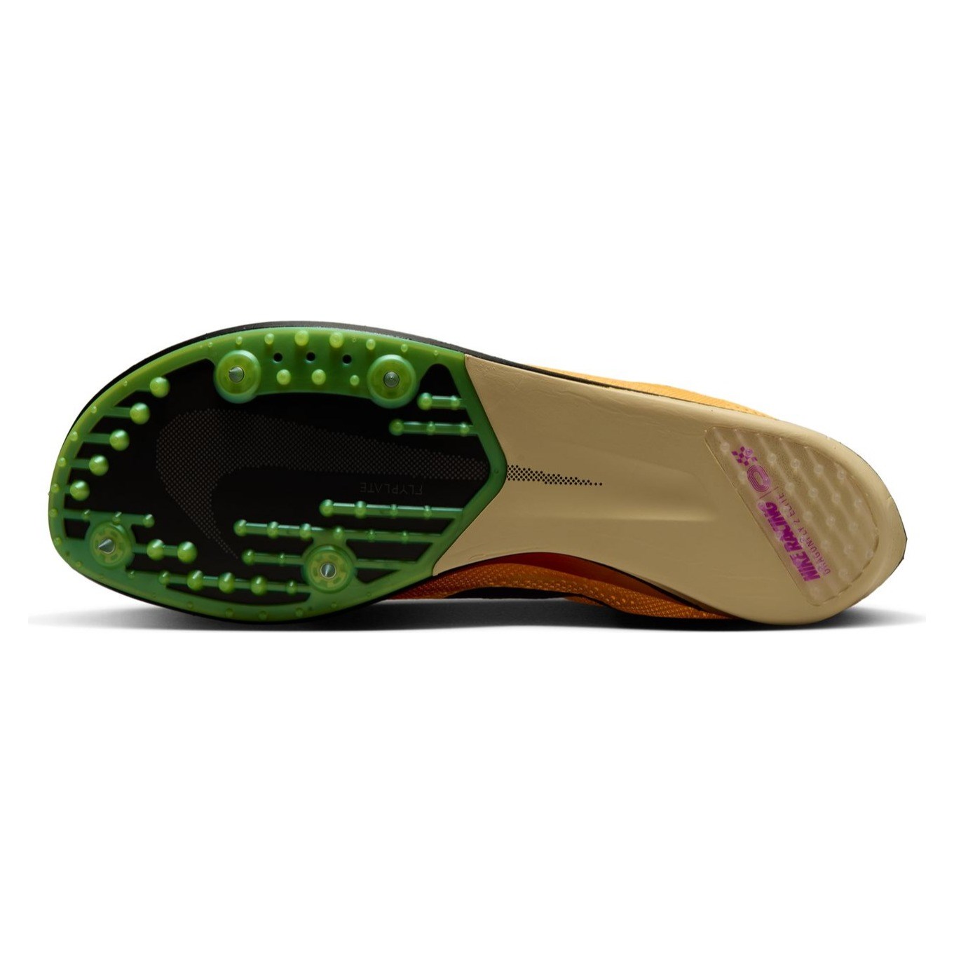 Nike Dragonfly 2 Elite - Unisex Long Distance Spikes - Citron Pulse/Indigo Burst/Volt Ice