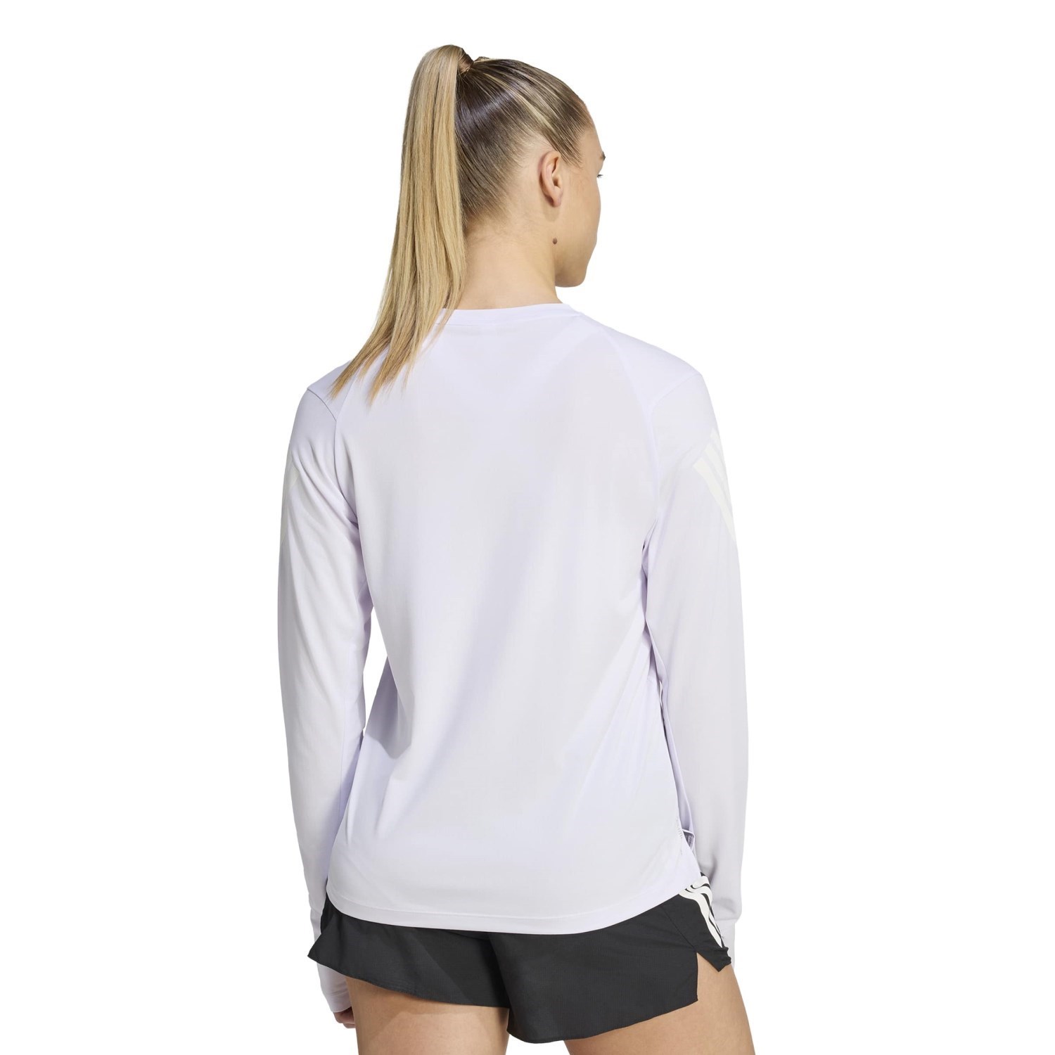adidas ADI365 Climacool Womens Long Sleeve Shirt - Frozen Purple/White - image 2