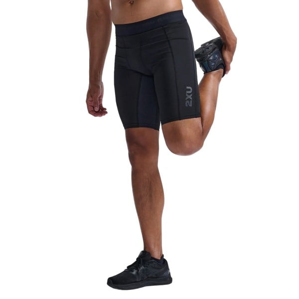 2XU Base Layer Mens Compression Shorts - Black/Nero