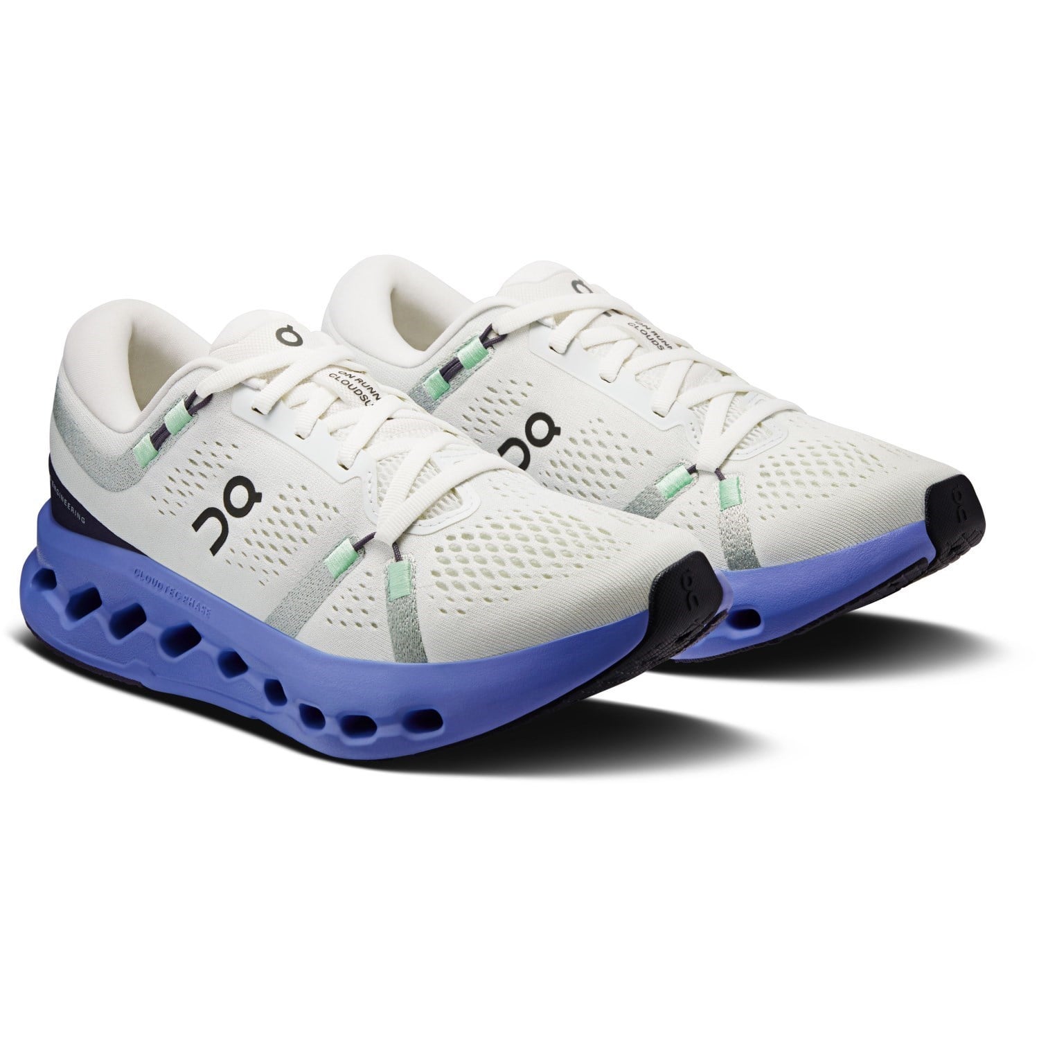 On Cloudsurfer 2 - Womens Running Shoes - Ivory/Sailor