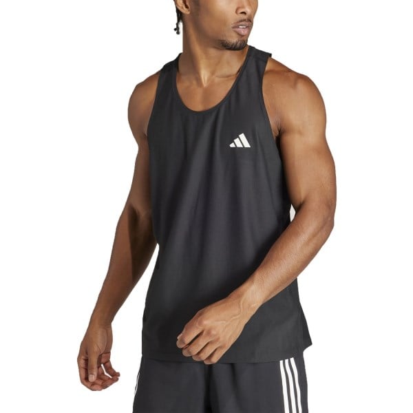 adidas Mens Own The Run Tank Top - Black