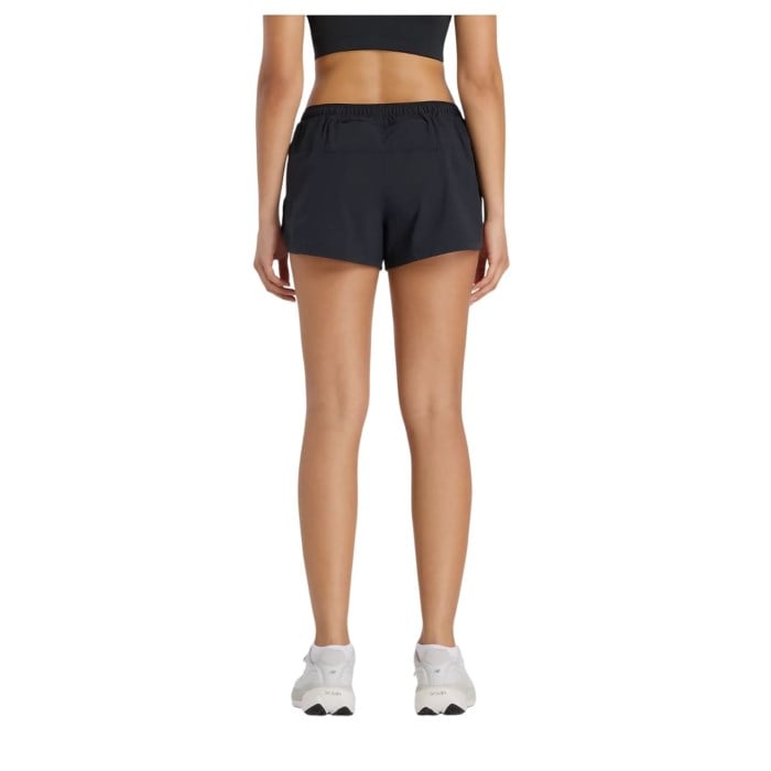 New Balance Run Essential Womens 3 Inch Shorts - Black