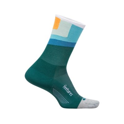 Feetures Elite Light Cushion Mini Crew Running Socks - Breezy Court