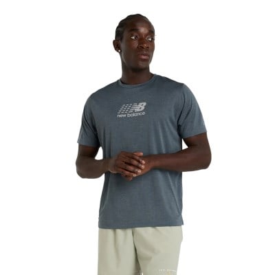 New Balance Athletics Reflective Graphic Mens Running T-Shirt