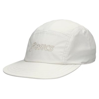 Asics Performance Running Unisex 5 Panel Cap - Oatmeal