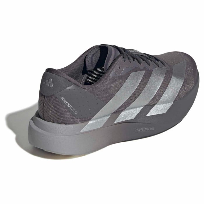 adidas Adizero Evo SL - Mens Running Shoes - Grey Strata/Silver Metallic/Light Granite - image 6