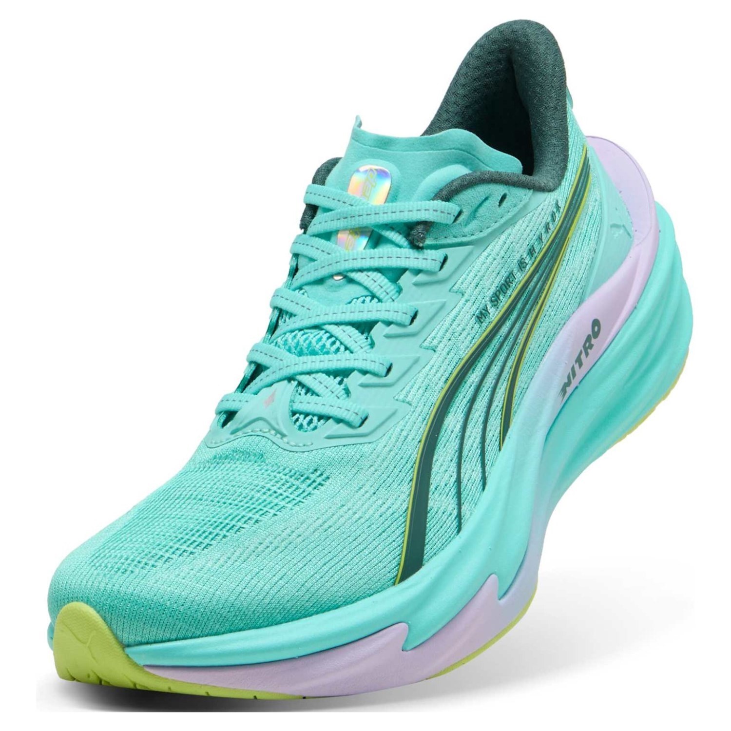 Puma Deviate Nitro 4 Hyrox - Womens Running Shoes - Intense Mint/Light Lavender - image 5