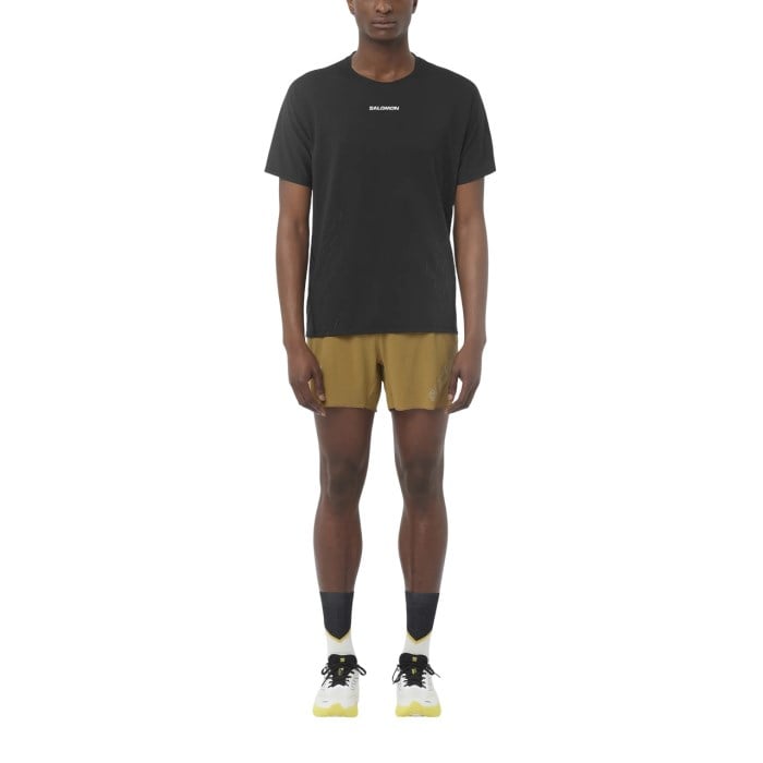 Salomon Sense Aero 5 Inch Mens Running Shorts - Brilliant Olive