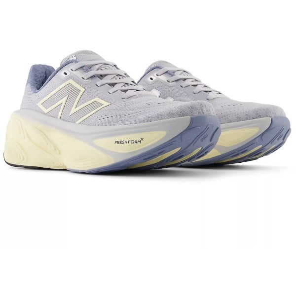New Balance Fresh Foam X More v5 - Womens Running Shoes - Pearl Grey/Dusk/Shower Calcium