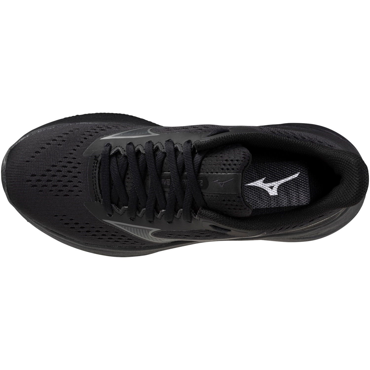 Mizuno Wave Inspire 22 - Womens Running Shoes - Black/Blacksand/Black