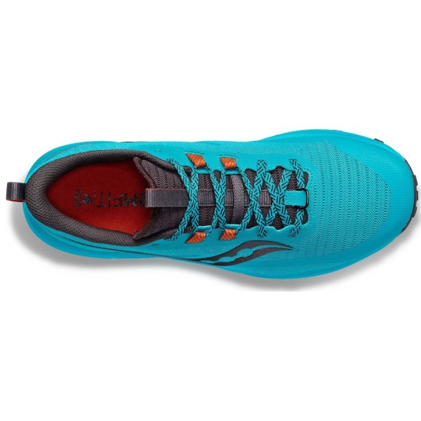 Saucony Peregrine 13 - Mens Trail Running Shoes - Agave/Basalt