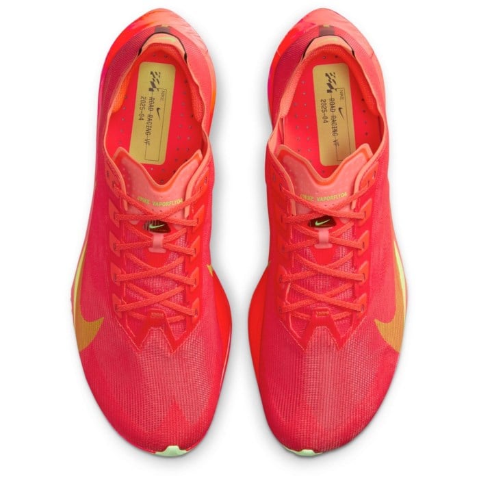 Nike ZoomX Vaporfly 4 - Mens Racing Shoes - Bright Crimson/Lime Blast/Mint Foam