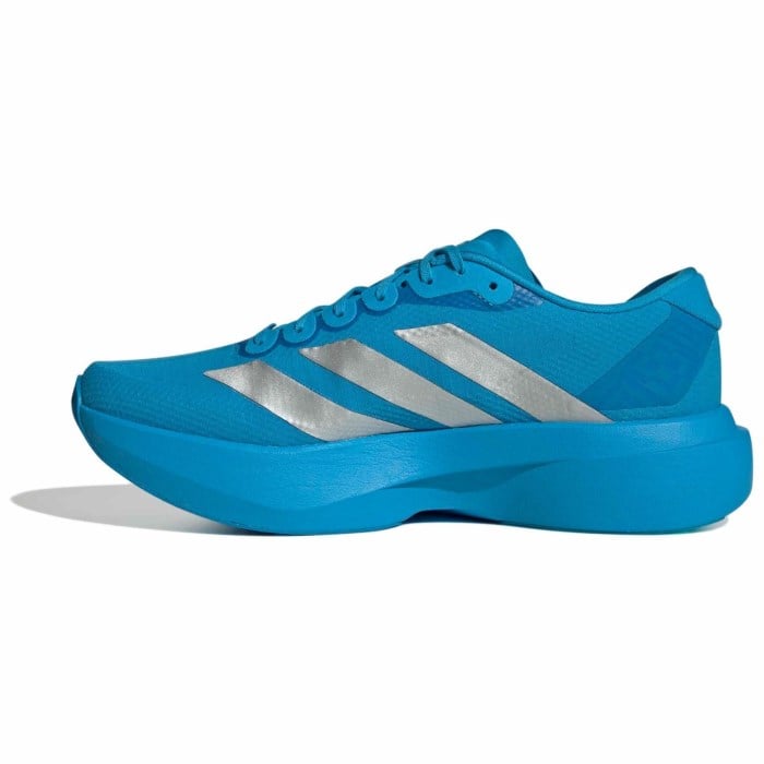 adidas Adizero Evo SL Woven - Mens Running Shoes - Solar Blue/Silver Metallic/Lucid Red