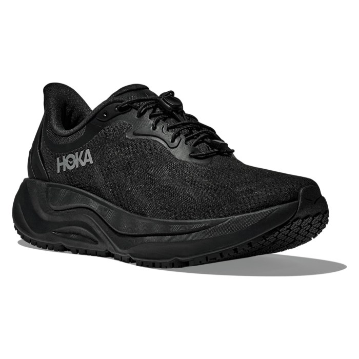 Hoka Arahi SR - Womens Walking Shoes - Black/Black - image 6